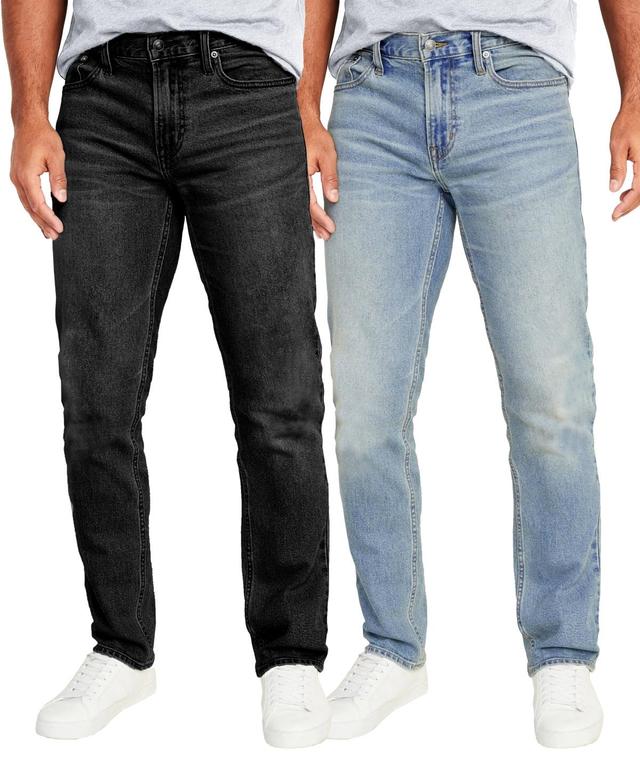 Blu Rock Mens Flex Stretch Slim Straight Jeans, Pack of 2 Product Image