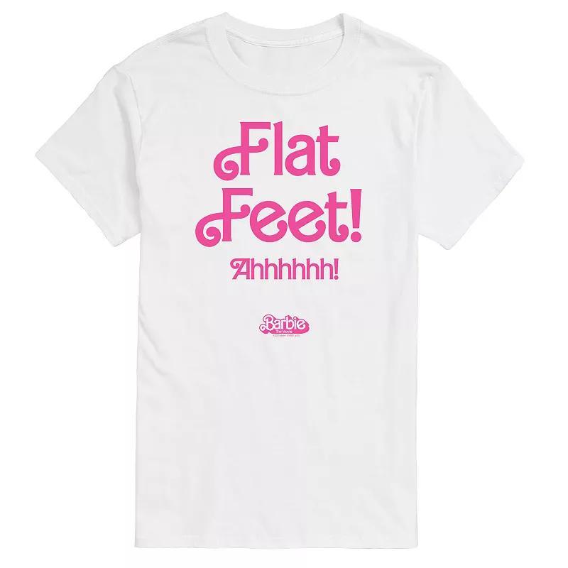 Big & Tall Barbie The Movie Flat Feet Graphic Tee, Mens Product Image