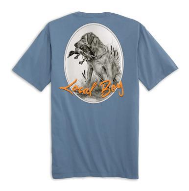 Local Boy® Men's S/S Slate Blue Full Retrieve T-Shirt Product Image