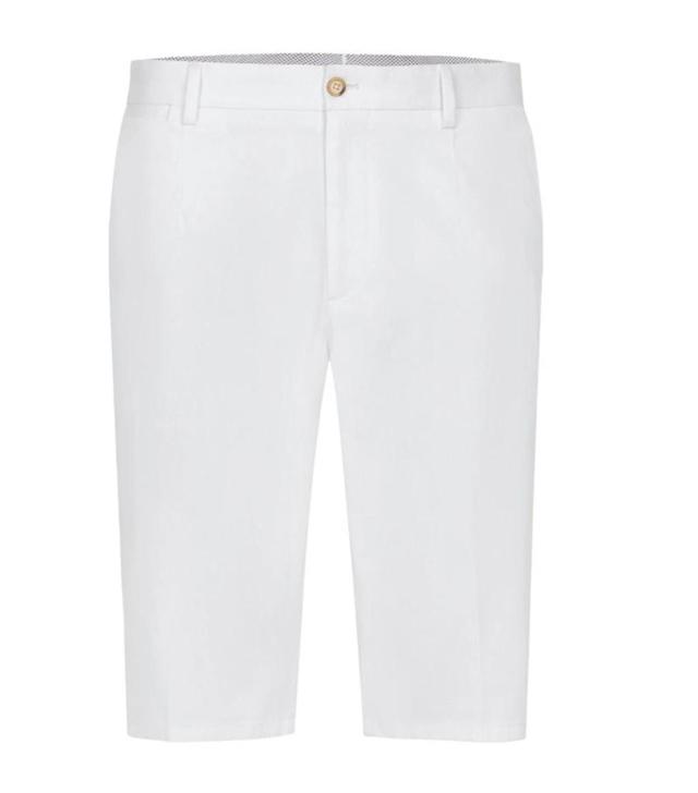 Stretch Cotton Shorts With Dg Patch In White Product Image