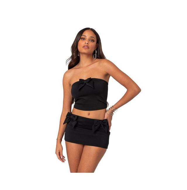 Womens Gabriella bow tube top Product Image