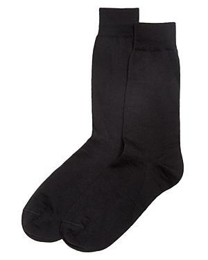 The Mens Store at Bloomingdales Wool Blend Dress Socks - 100% Exclusive Product Image