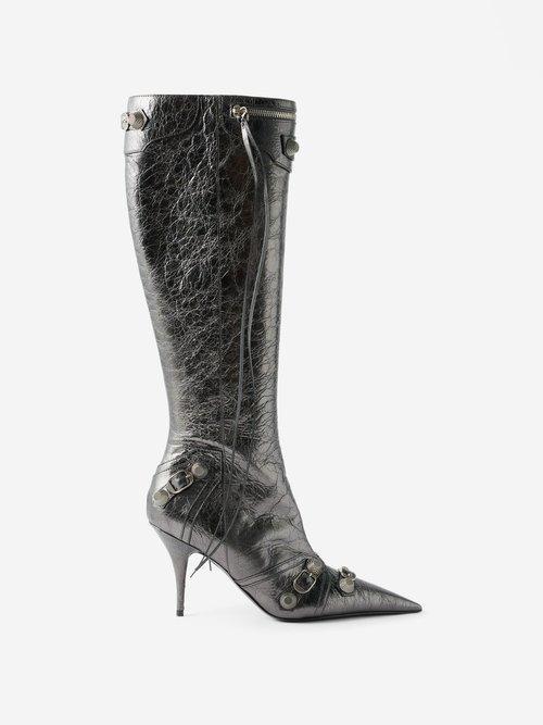 Womens Cagole 90mm Metallized Boots Product Image