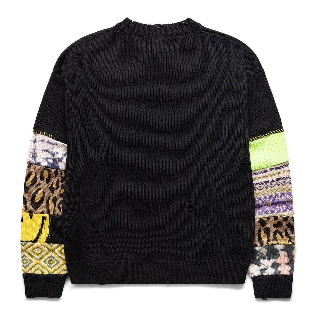 5G COTTON KNIT HIPPIE SLEEVE CREW SWEATER Product Image