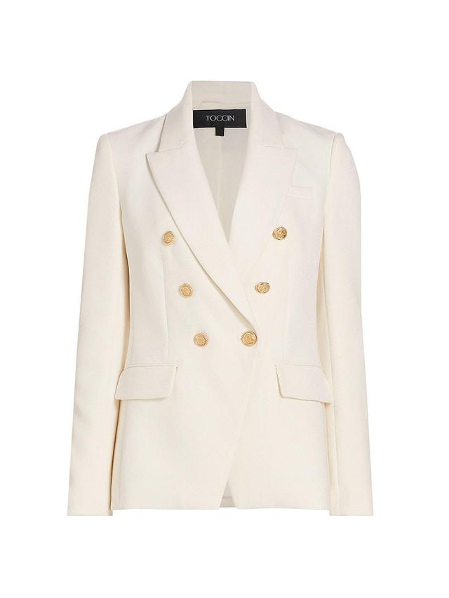 Womens Kylie Double-Breasted Cutaway Blazer Product Image