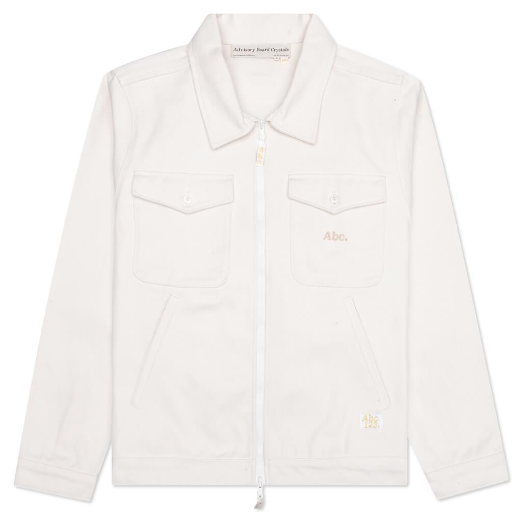 Harrington Jacket - Selenite White Male Product Image