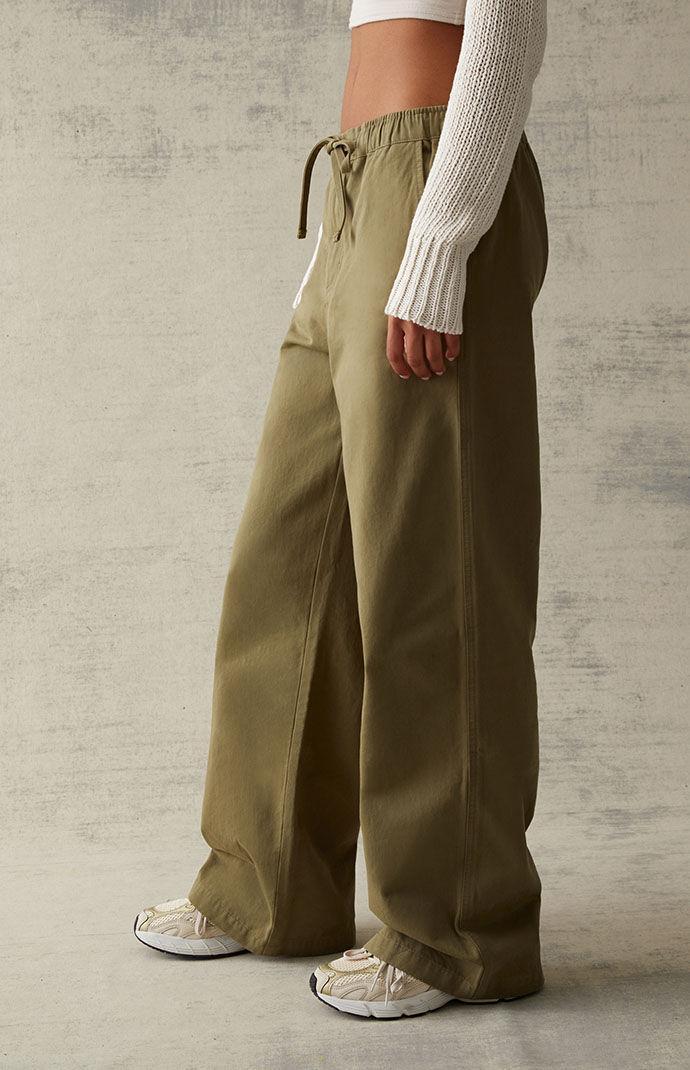 PacSun Womens Soft Twill Pull-On Pants Product Image