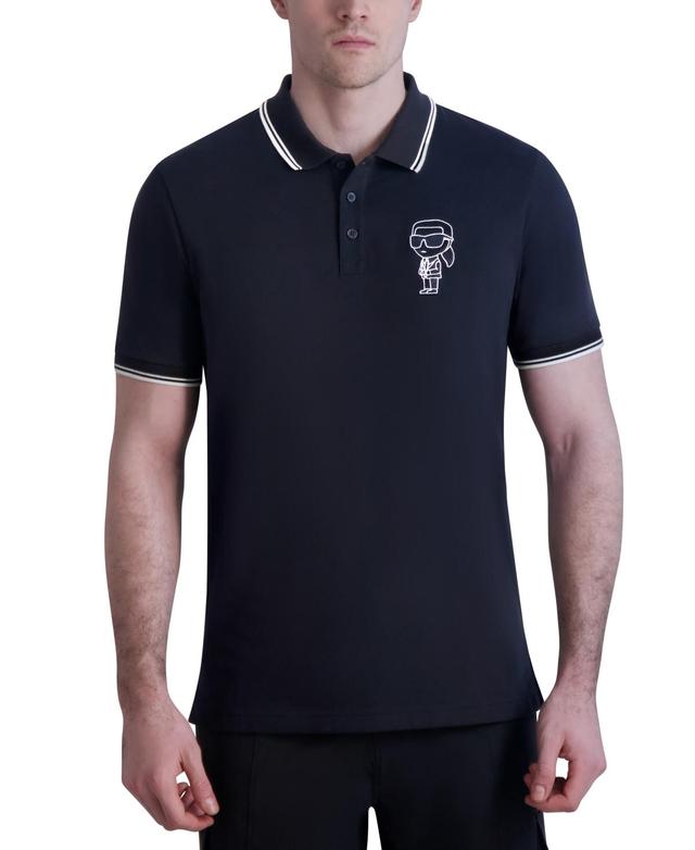 Karl Lagerfeld Paris Mens Karl Character Polo Shirt Product Image