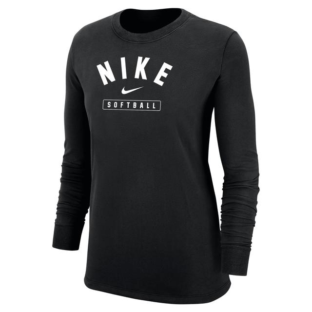 Nike Softball Women's Long-Sleeve T-Shirt Product Image