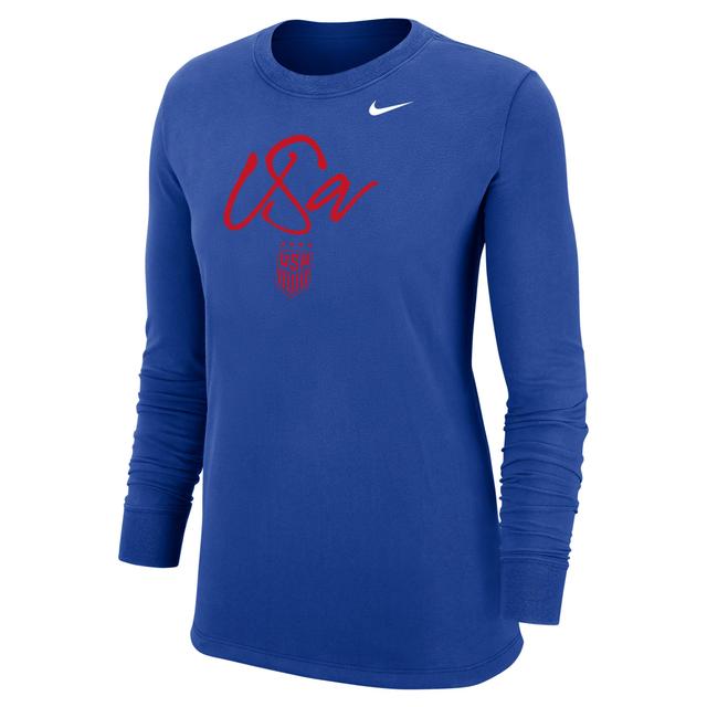 USWNT Nike Women's Soccer Long-Sleeve T-Shirt Product Image