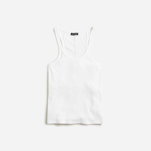 Fine rib racerback tank top Product Image