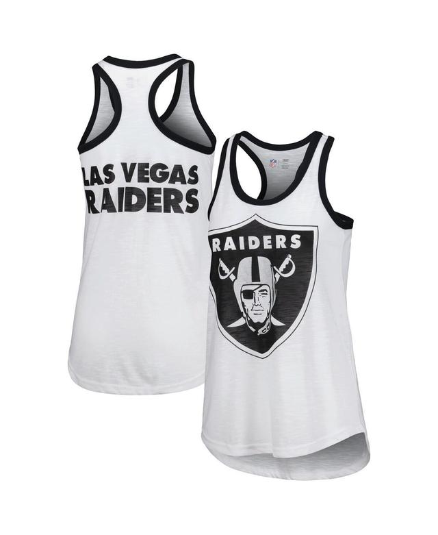 Womens G-III 4Her by Carl Banks White Las Vegas Raiders Tater Tank Top Product Image