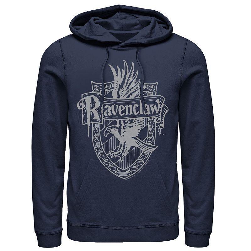 Mens Harry Potter Ravenclaw Detailed Crest Hoodie Blue Product Image