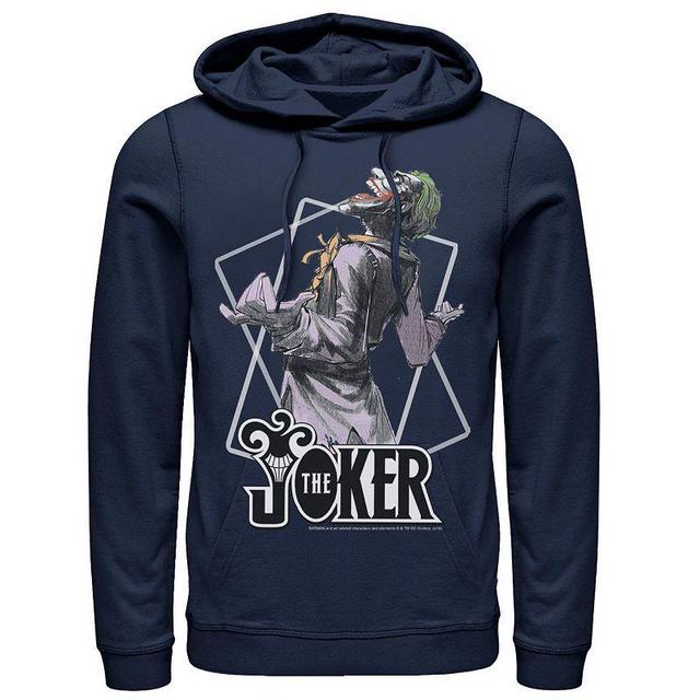 Mens DC Comics The Joker Card Outline Hoodie Product Image