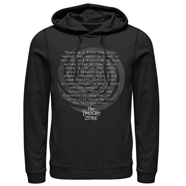 Mens Twilight Zone Opening Narration Quote Hoodie Product Image