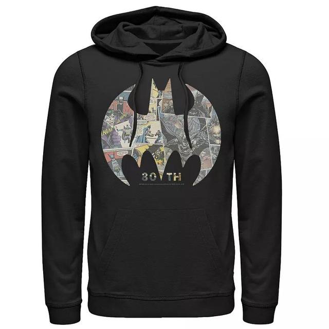 Mens DC Comics Batman Comic Cover Logo Hoodie Product Image