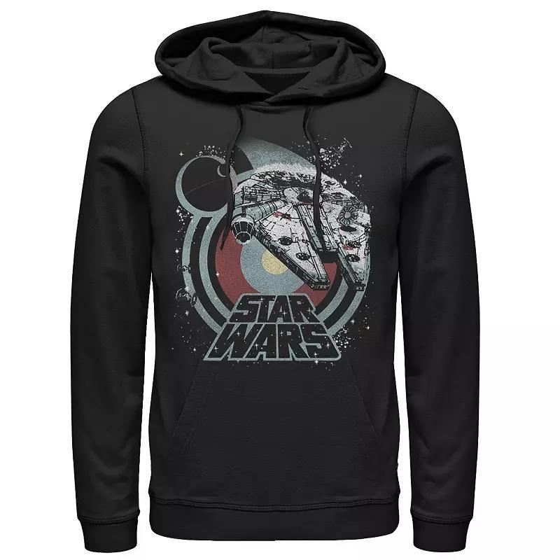 Mens Star Wars The Mandalorian And Grogu Wherever I Go He Goes Globe Hoodie Product Image