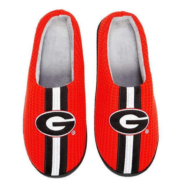 Mens FOCO Georgia Bulldogs Team Stripe Memory Foam Slide Slippers Product Image