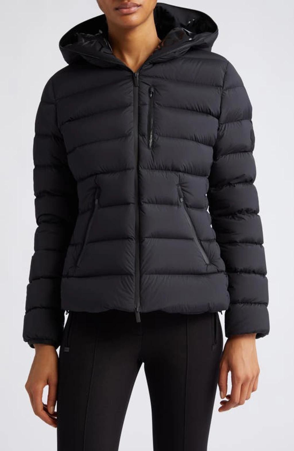 Moncler Herbe Quilted Hooded Down Jacket Product Image