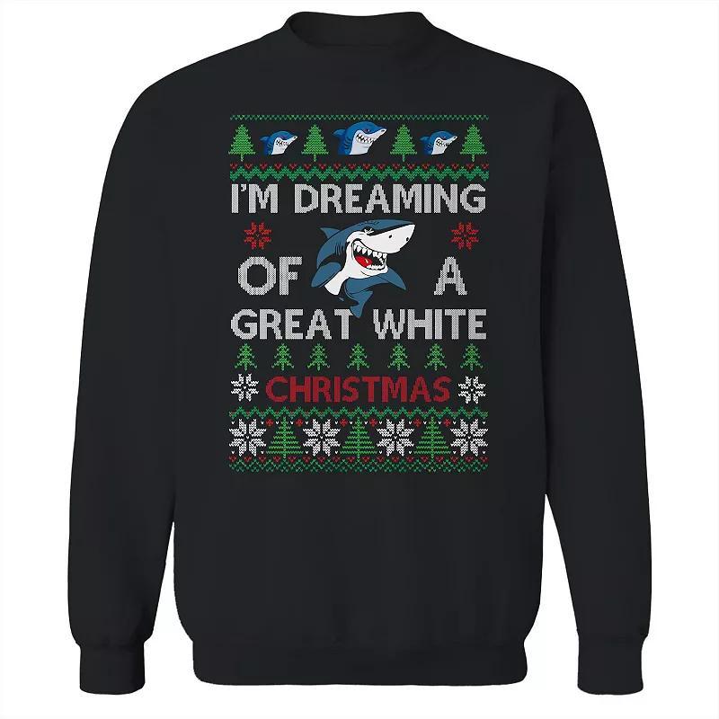 Mens Dreaming White Christmas Sweater Graphic Sweatshirt Product Image