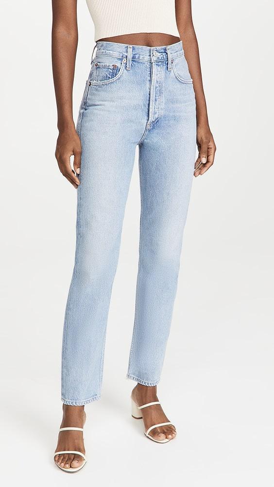 AGOLDE 90s Pinch Waist High Rise Straight Jeans | Shopbop Product Image