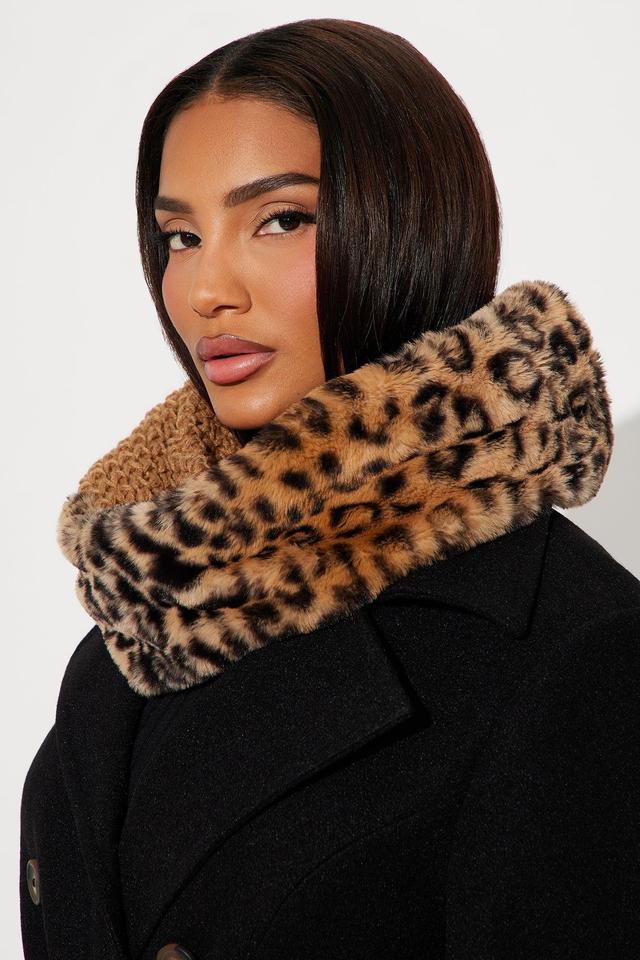 Wrapped Up Infinity Scarf - Leopard Product Image