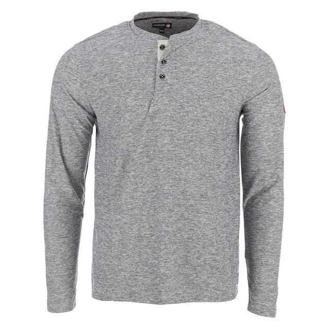 Canada Weather Gear Men's Long Sleeve Two Tone Supreme Soft Henley Product Image