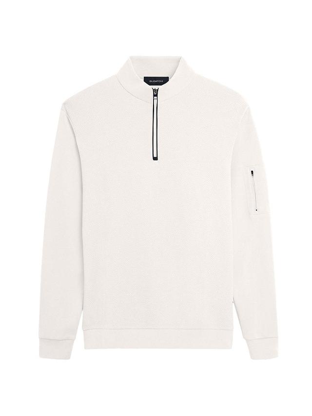 Mens Quarter-Zip Knit Jacket Product Image