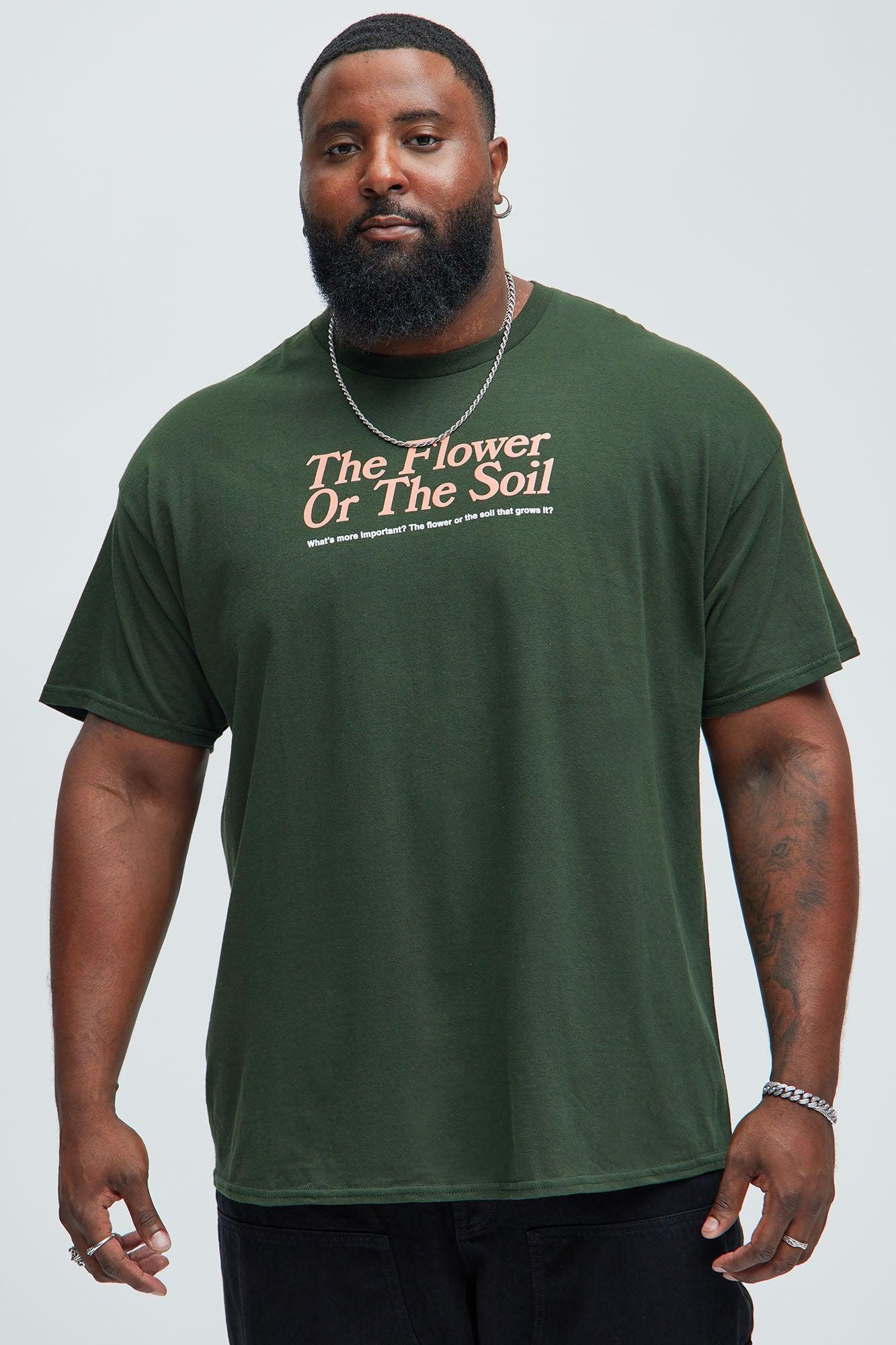 The Flower Or The Soil Short Sleeve Tee - Hunter Green Product Image