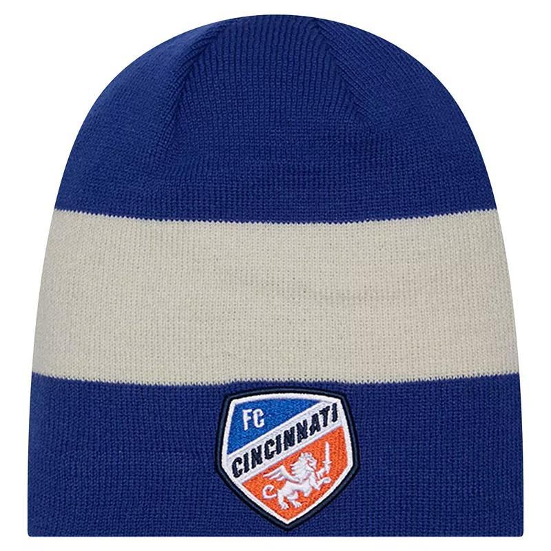 Mens New Era FC Cincinnati 2024 Kick Off Collection Knit Beanie Product Image