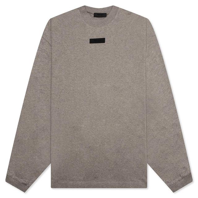 Essentials L/S Tee - Heather Grey Male Product Image