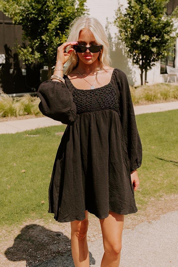 Release Your Worries Dress In Black Product Image