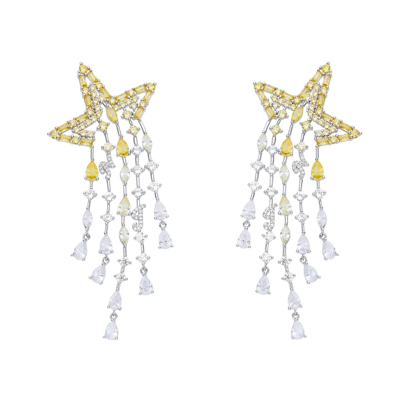 Yellow Blanca Earrings (Final Sale) Product Image