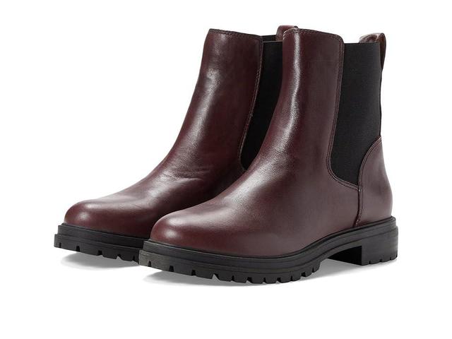 Madewell The Bradley Chelsea Lugsole Boot (Dark Cabernet) Women's Boots Product Image