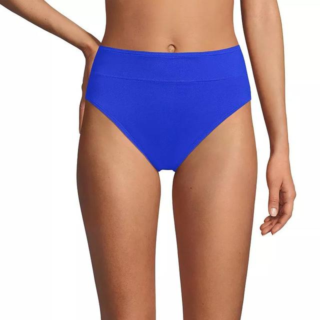 Womens Lands End High-Waisted Bikini Bottoms Product Image