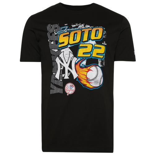 New Era Mens Juan Soto Yankees Player T-Shirt - Black/White Product Image