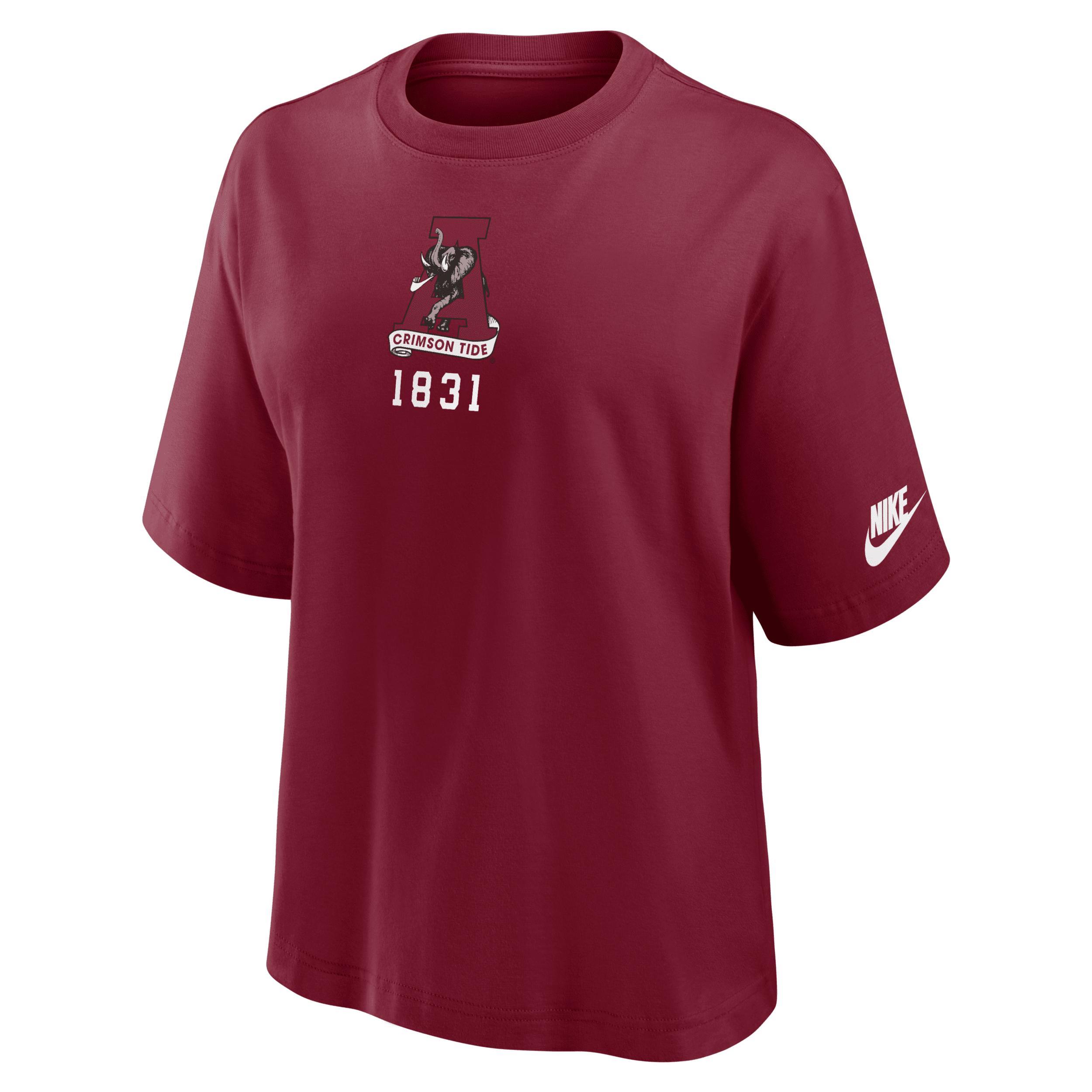 Alabama Crimson Tide Legacy Established Boxy Nike Women's College T-Shirt Product Image