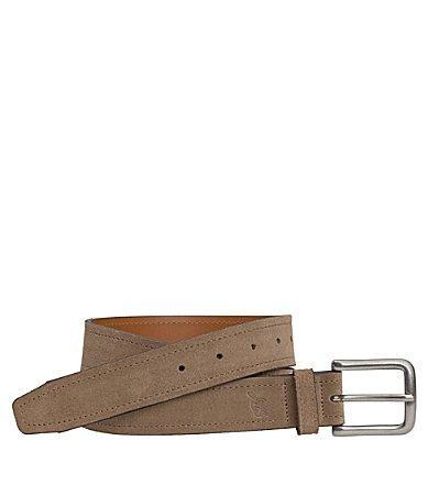 Johnston  Murphy Collection Mens English Suede Baldwin Belt Product Image