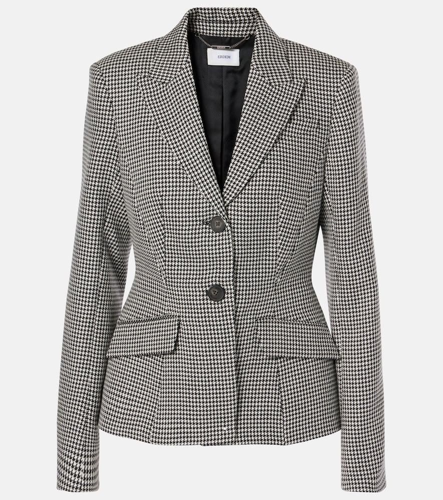 Tailored Blazer In Black/white Product Image