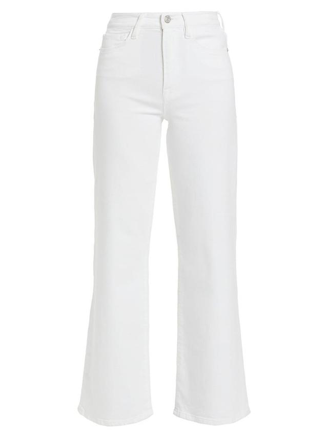 Womens Le Slim Palazzo Mid-Rise Stretch Flare Jeans Product Image