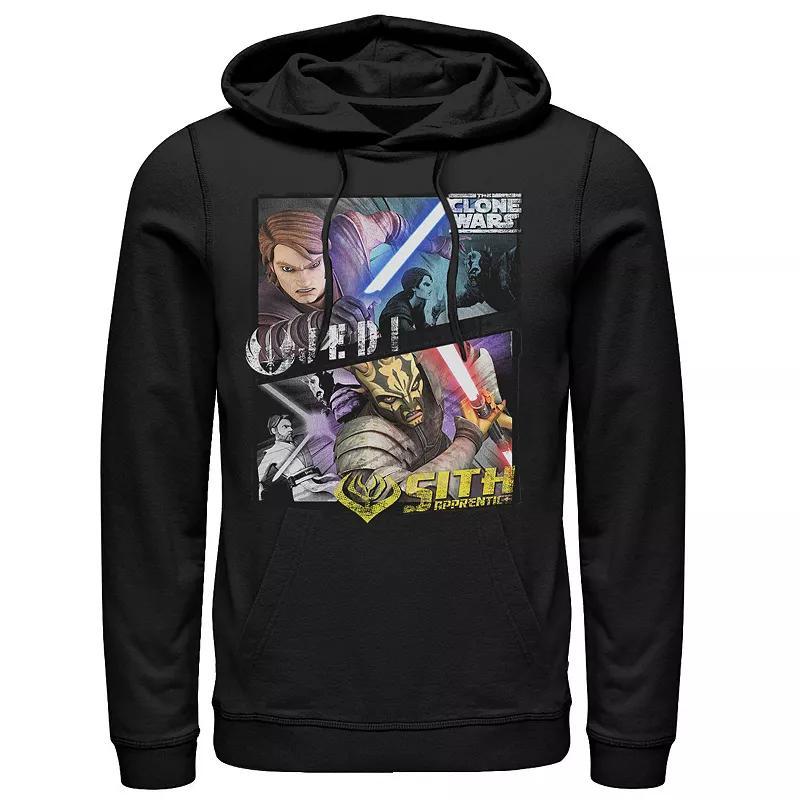 Mens Star Wars: The Clone Wars Jedi & Sith Panels Hoodie Product Image