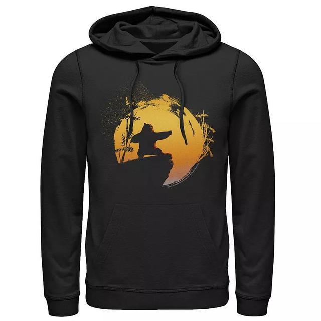 Mens Kung Fu Panda Po Tai Chi Sunset Silhouette Hoodie Product Image