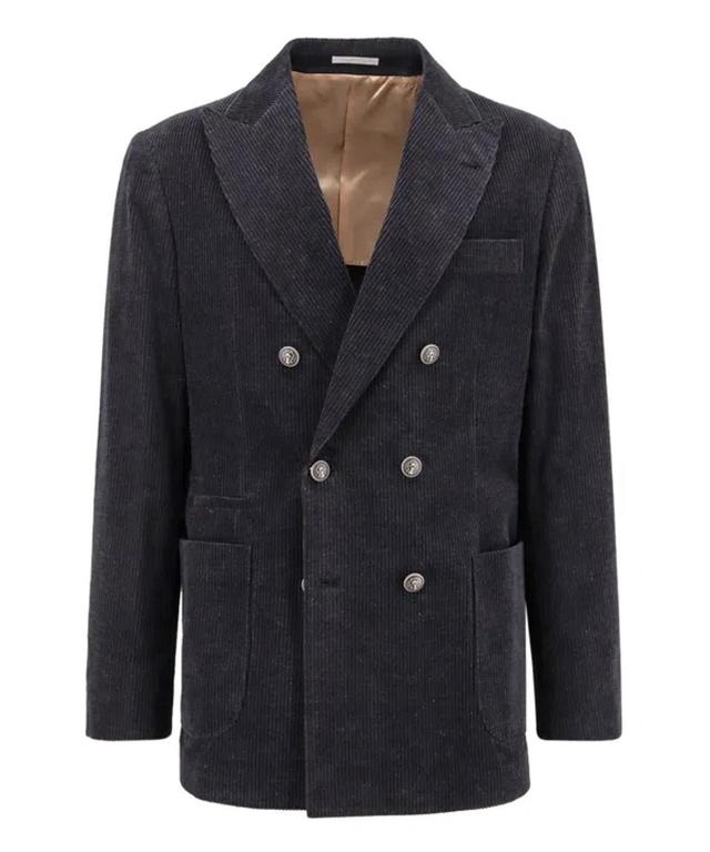 BRUNELLO CUCINELLI Blazer In Grey Product Image