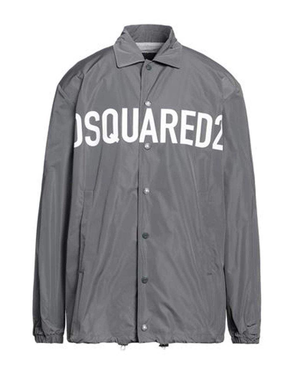 DSQUARED2 Man Jacket Grey Size 36 Polyester Product Image