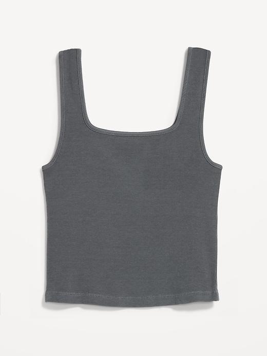 Ultra-Crop Rib-Knit Tank Top Product Image