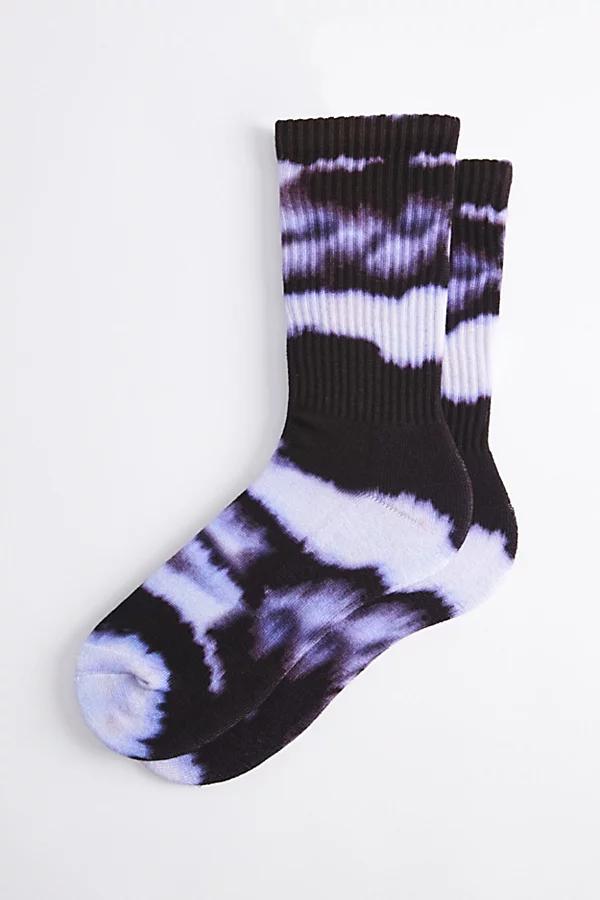 Tie-Dye Crew Sock Mens at Urban Outfitters Product Image