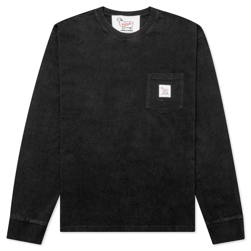 One Of These Days x Woolrich L/S Pocket Tee - Washed Black Male product image