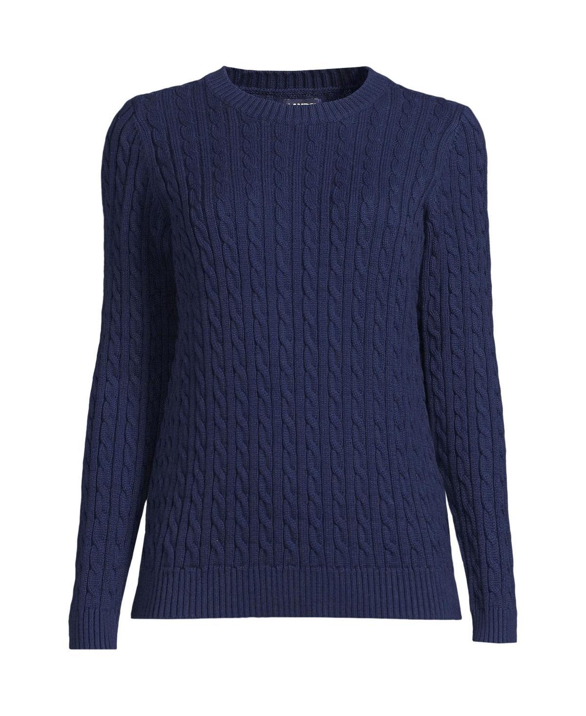 Women's Drifter Cable Crew Neck Sweater Product Image