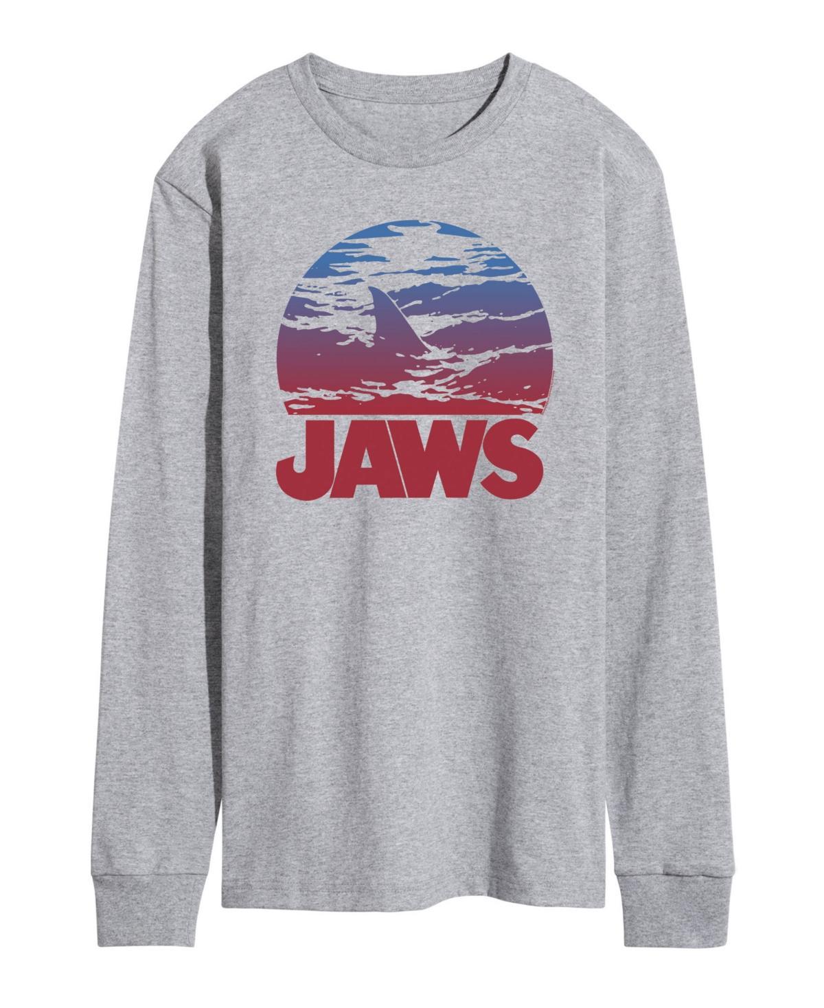 Mens Jaws Long Sleeve T-shirt Product Image