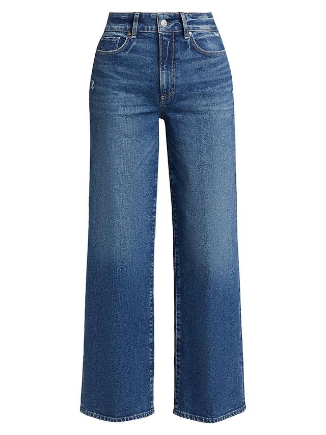 Womens Sasha Denim Mid-Rise Wide-Leg Jeans Product Image